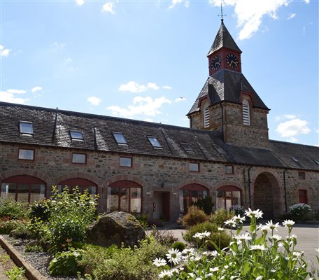 The clock tower - bells silenced!